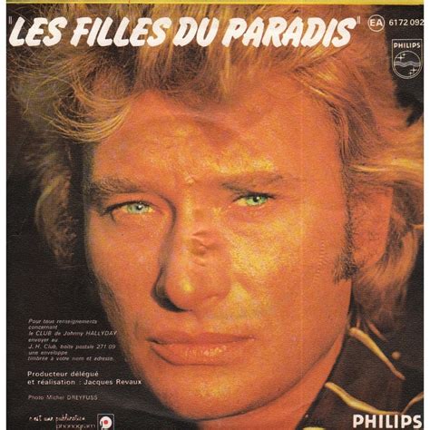 Paroles de la chanson Les Filles Du Paradis par Johnny Hallyday